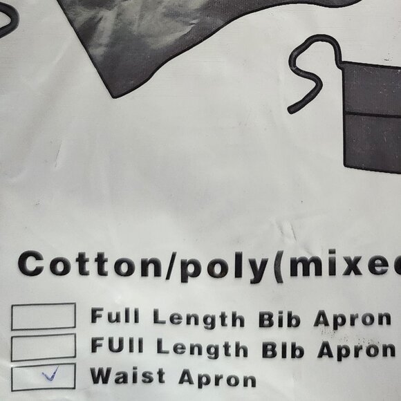 Winwear Black Cotton Poly Three Pocket WA-1221 Professional Waist Apron OSFM - Picture 8 of 16